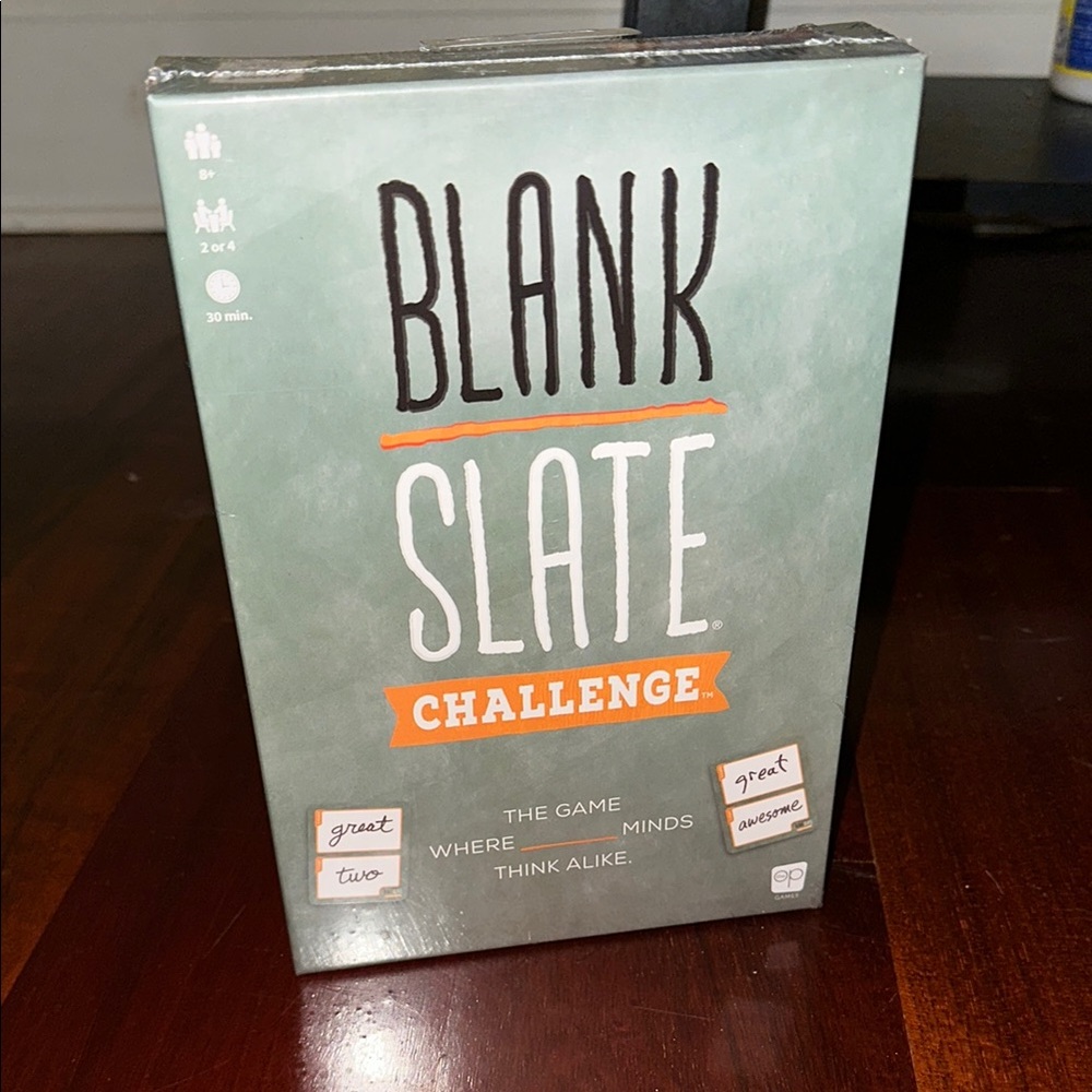 Blank Slate Challenge Game - Gray and Orange